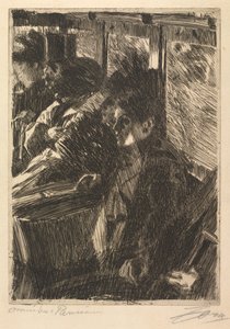 Omnibus, 1892. od Anders Leonard Zorn