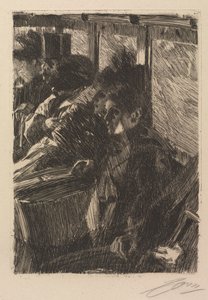 Omnibus, 1892. od Anders Leonard Zorn