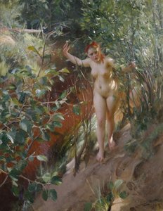 Červený písek od Anders Leonard Zorn