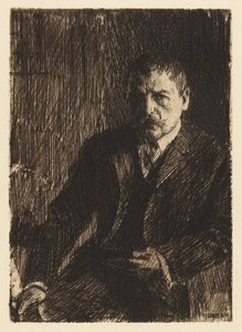 Autoportrét II, 1904 od Anders Leonard Zorn
