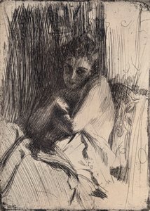 Model, 1880-1906, 1906 od Anders Leonard Zorn