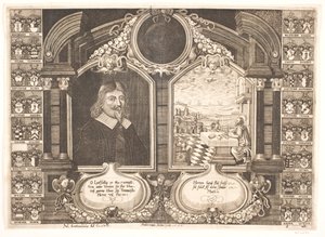 Johan Brockenhuus a scéna s evangelistou Matoušem. Pro pohřební kázání od Anders Ottesen