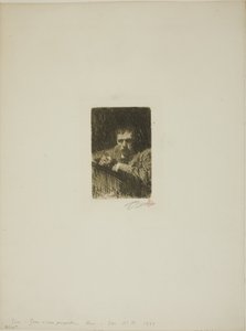 Malíř-leptač (autoportrét) od Anders Leonard Zorn