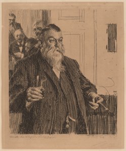 Přípitek II od Anders Leonard Zorn