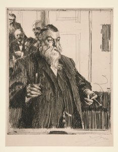 Přípitek II od Anders Leonard Zorn
