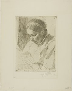 Při modlitbě od Anders Leonard Zorn