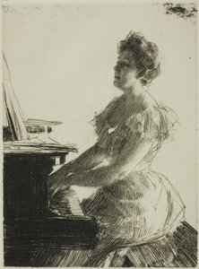 U klavíru od Anders Leonard Zorn