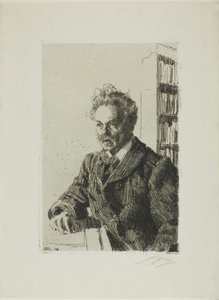 August Strindberg od Anders Leonard Zorn