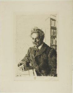 August Strindberg od Anders Leonard Zorn