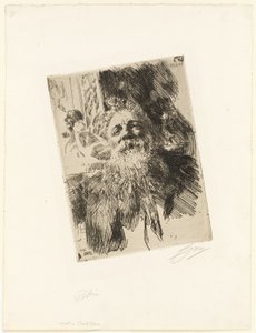 Auguste Rodin od Anders Leonard Zorn