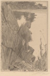 Bather III (Bather Bather) od Anders Leonard Zorn