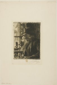 Bosl Anders, hodinář ve společnosti Mora od Anders Leonard Zorn