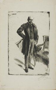 Plukovník Lamont I (celá délka) od Anders Leonard Zorn