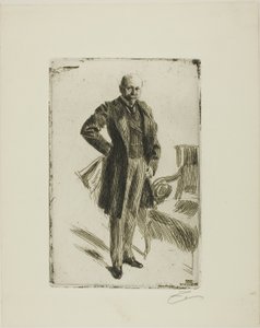 Plukovník Lamont I (celá délka) od Anders Leonard Zorn