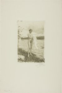 Řeka Dal od Anders Leonard Zorn
