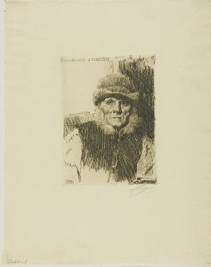Dalecarlian Rolník (Lavards Anders) od Anders Leonard Zorn