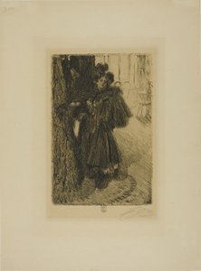 Noční efekt II od Anders Leonard Zorn