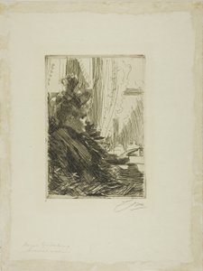 Gerda Grönbergová III od Anders Leonard Zorn