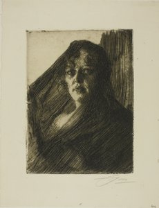 Gerda Lundequistová od Anders Leonard Zorn