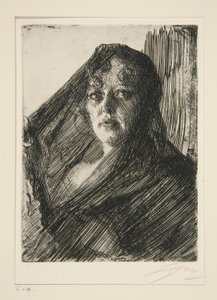 Gerda Lundequistová od Anders Leonard Zorn