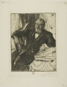 Grover Cleveland II od Anders Leonard Zorn
