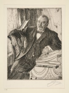 Grover Cleveland II od Anders Leonard Zorn