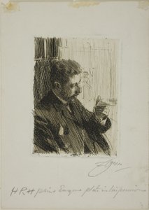 H. R. H. princ Eugen Švédský od Anders Leonard Zorn