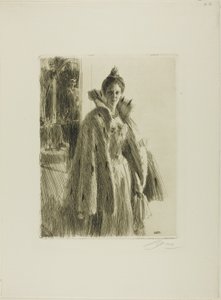 H. R. H. princezna Ingeborg Švédská II od Anders Leonard Zorn