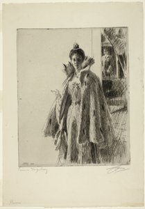 H. R. H. princezna Ingeborg Švédská I od Anders Leonard Zorn