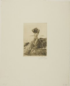Hårtång (věnec z mořského dřeva) od Anders Leonard Zorn