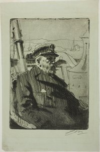 King Oscar II (druhá deska) od Anders Leonard Zorn