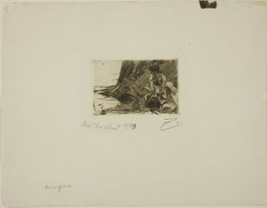 "La Petite Baigneuse" - Malý lazebník od Anders Leonard Zorn