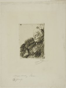 Paní Georges May II od Anders Leonard Zorn