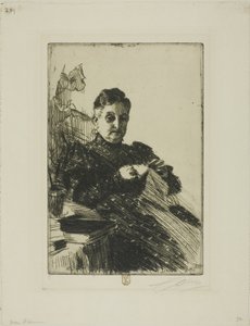 Paní Lamm II od Anders Leonard Zorn