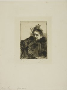 Paní Simona I od Anders Leonard Zorn