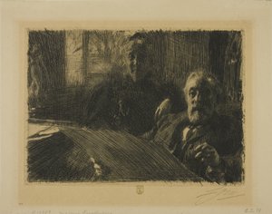 manželé Fürstenbergovi od Anders Leonard Zorn