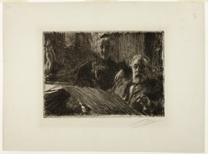manželé Fürstenbergovi od Anders Leonard Zorn