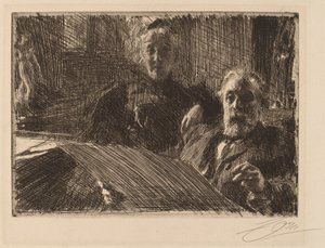 Pan a paní Furstenburgovi od Anders Leonard Zorn