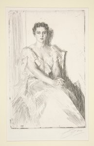 paní Clevelandová od Anders Leonard Zorn