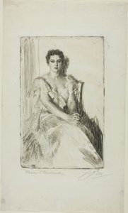 paní Clevelandová II od Anders Leonard Zorn