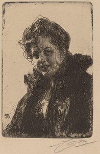 Paní. Granberg od Anders Leonard Zorn