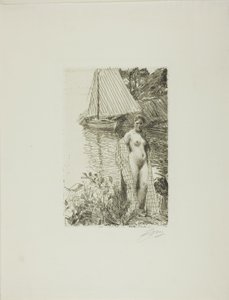 Můj model a moje loď od Anders Leonard Zorn