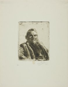 Starý voják ("Princ") od Anders Leonard Zorn