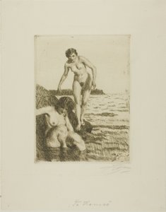 Na ostrově Hemsö od Anders Leonard Zorn