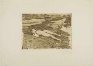 Na píscích od Anders Leonard Zorn