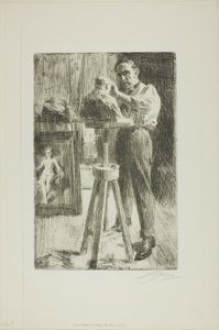 Princ Paul Troubetzkoy I (celá délka) od Anders Leonard Zorn