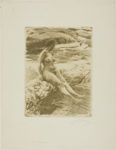 Písečný přístav od Anders Leonard Zorn