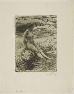 Písečný přístav od Anders Leonard Zorn