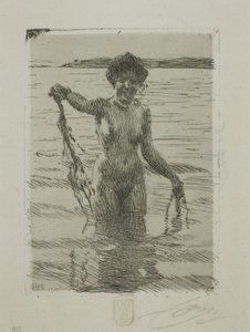 Mořská řasa od Anders Leonard Zorn