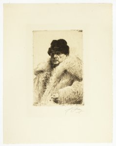 Autoportrét 1916 od Anders Leonard Zorn